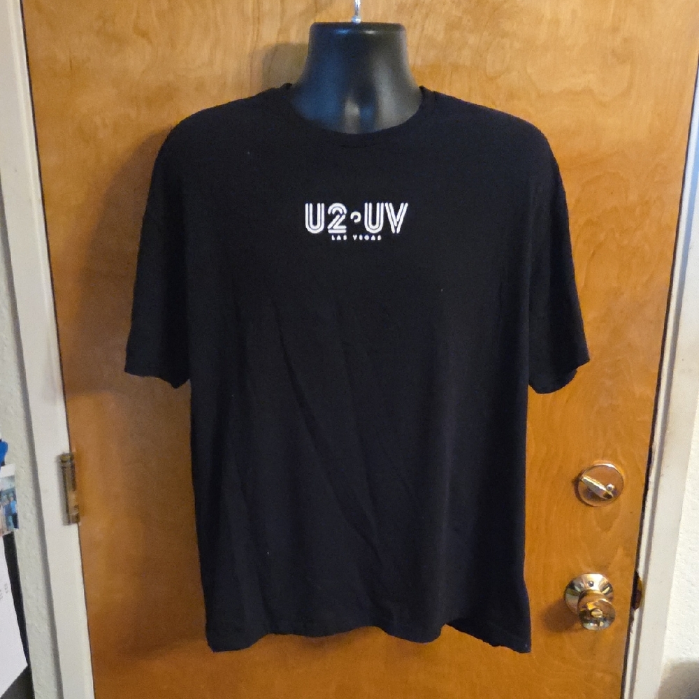 U2 UV Fall-Winter Official Shirt -Cross With Dates The Sphere Las Vegas Size XL